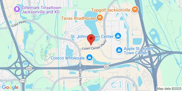 Map of 4888 Town Center Pkwy Ste 107 Jacksonville, FL 32246