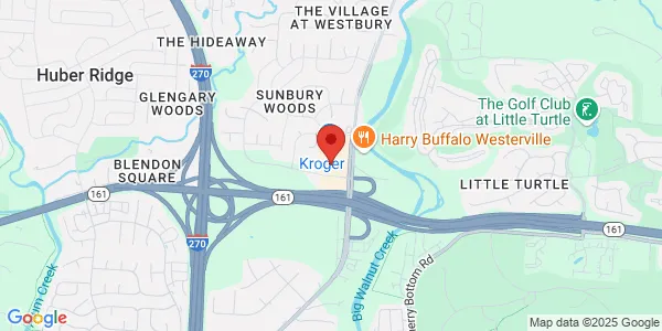 Map of 5965 S Sunbury Rd Westerville, OH 43081