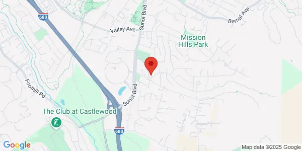 Map of 446 Sycamore Rd Pleasanton, CA 94566