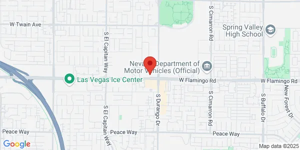 Map of 4075 S Durango Dr Ste 108 Las Vegas, NV 89147
