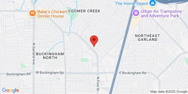 Map of 5106 N George Bush Hwy Garland, TX 75040