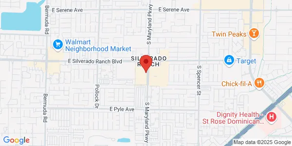 Map of 9785 S Maryland Pkwy Ste A-2 Las Vegas, NV 89183