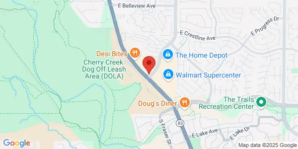 Map of 5620 S Parker Rd Aurora, CO 80015