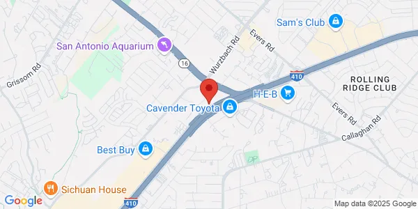 Map of 5755 NW Loop 410 Ste 102 San Antonio, TX 78238