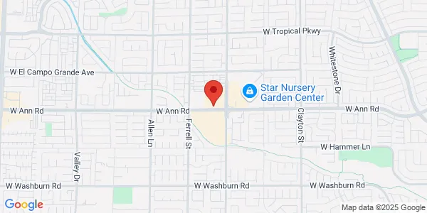 Map of 3020 W Ann Rd Ste A-2 Las Vegas, NV 89031
