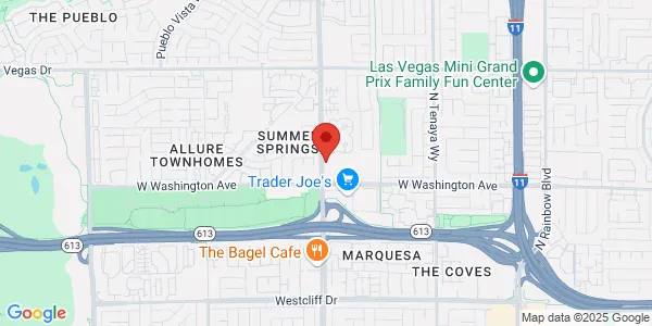 Map of 990 N Buffalo Dr Las Vegas, NV 89128