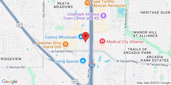 Map of 8901 North Fwy Ste 111 Fort Worth, TX 76177