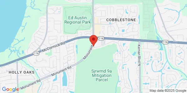 Map of 2401 Monument Rd Jacksonville, FL 32225