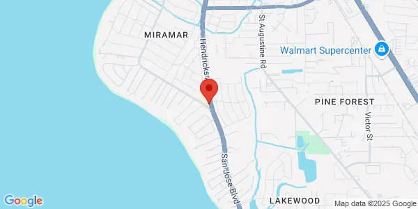 Map of 4498 Hendricks Ave Jacksonville, FL 32207
