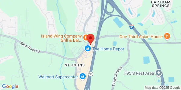 Map of 70 Durbin Pavilion Dr Ste 101 Saint Johns, FL 32259