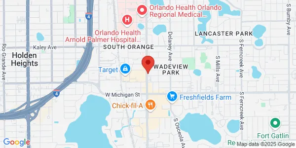 Map of 2323 S Orange Ave Orlando, FL 32806