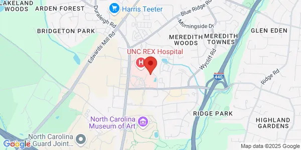 Map of 4414 Lake Boone Trl Ste 211 Raleigh, NC 27607