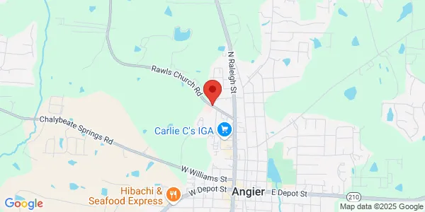 Map of 169 Rawls Rd Angier, NC 27501
