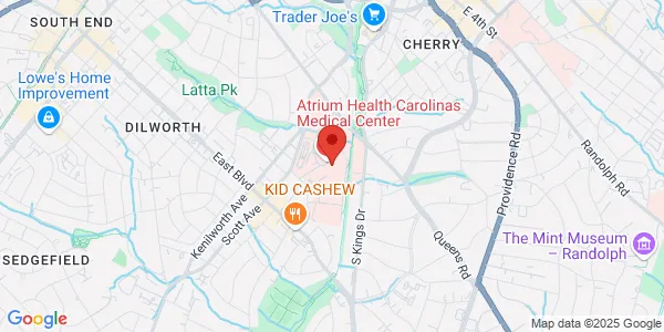Map of 1000 Blythe Blvd Charlotte, NC 28203