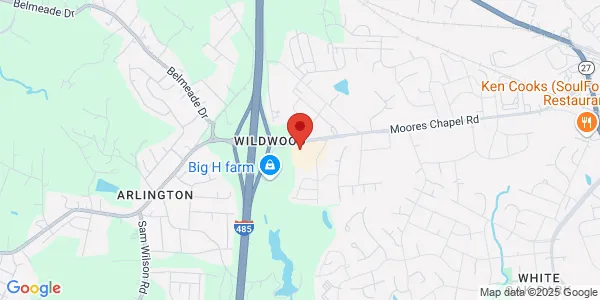 Map of 9310 Strause Dr Ste A Charlotte, NC 28214