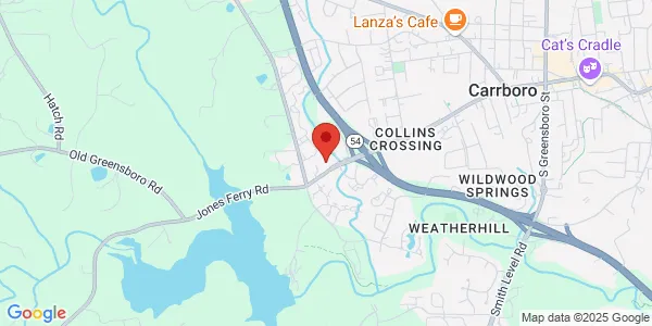 Map of 610 Jones Ferry Rd Ste 102 Carrboro, NC 27510