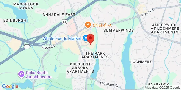 Map of 530 New Waverly Pl Ste 200 Cary, NC 27518