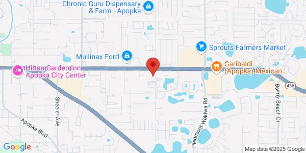 Map of 1706 E Semoran Blvd Ste 118 Apopka, FL 32703