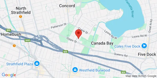 Map of 55-57 Burwood Rd Concord New South Wales 2137 Australia