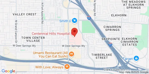 Map of 6900 North Durango Drive Las Vegas, NV 89149