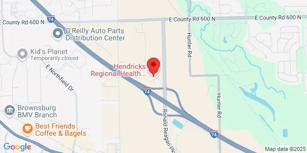 Map of 5492 Ronald Reagan Pkwy Ste 220 Brownsburg, IN 46112