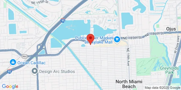 Map of 1380 NE Miami Gardens Dr Ste 115 North Miami Beach, FL 33179