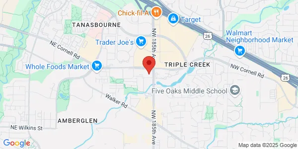 Map of 18530 NW Cornell Rd Ste 100 Hillsboro, OR 97124
