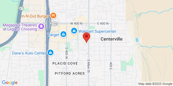Map of 26 S Main St University of Utah Health Care Centerville, UT 84014