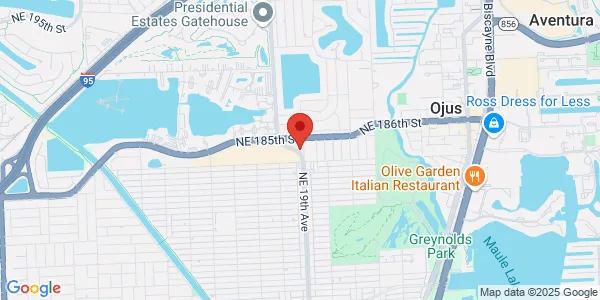 Map of 1860 NE Miami Gardens Dr Miami, FL 33179