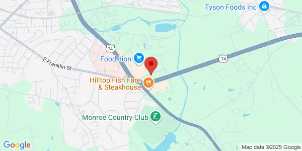 Map of 1630 Campus Park Unit B Monroe, NC 28112