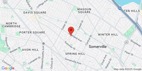 Map of 236 Highland Ave Somerville, MA 02143