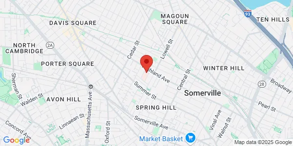 Map of 230 Highland Ave. Somerville, MA 02143