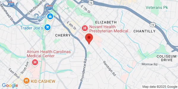 Map of 1960 Randolph Rd Ste 200 Randolph Road Breast Center Charlotte, NC 28207