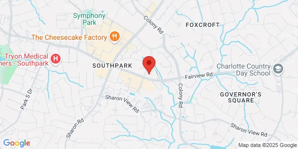 Map of 4525 Cameron Valley Pkwy 1000-A Charlotte, NC 28211