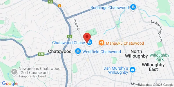 Map of 16-18 Malvern Ave #2 Chatswood New South Wales 2067 Australia