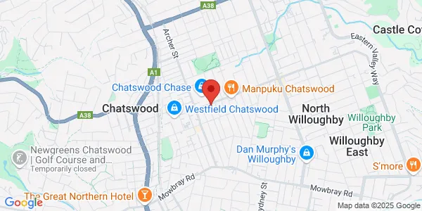 Map of 270 Victoria Ave Chatswood New South Wales 2057 Australia