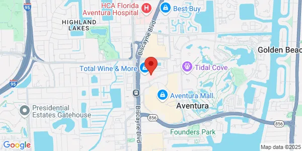 Map of 2845 Aventura Blvd Ste 245 Aventura, FL 33180