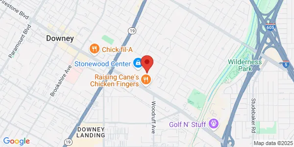 Map of 470 Stonewood St Downey, CA 90241