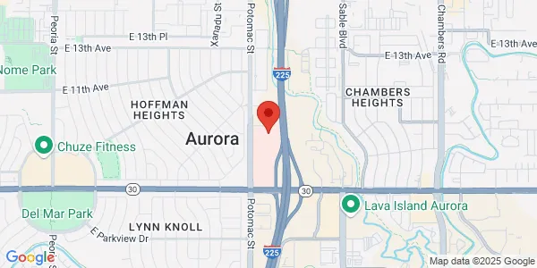 Map of 860 N Potomac Cir Aurora, CO 80011