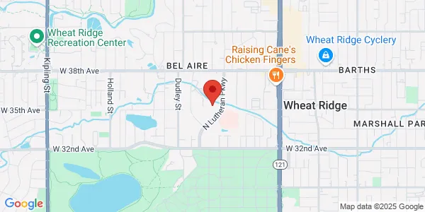 Map of 3455 N Lutheran Pkwy Ste 230 Wheat Ridge, CO 80033