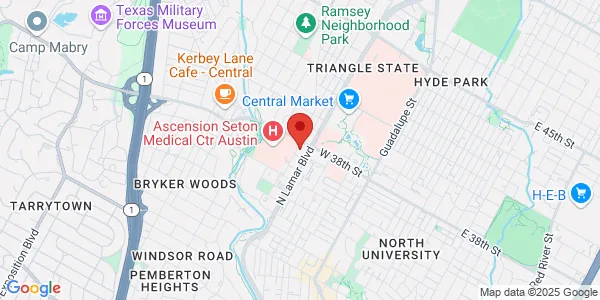 Map of 3705 Medical Pkwy Ste 200 Austin, TX 78705