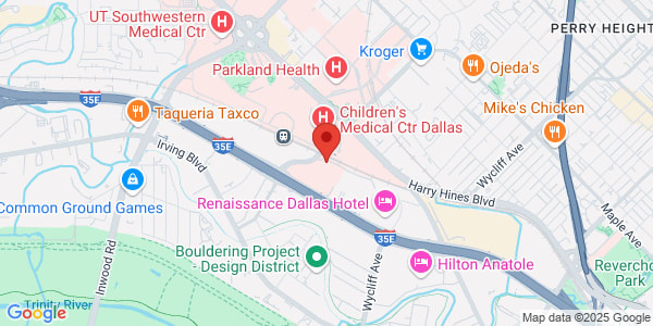 Map of 2350 N Stemmons Fwy Fl 1 Dallas, TX 75207