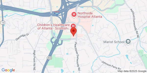 Map of 5445 Meridian Marks Rd Atlanta, GA 30342