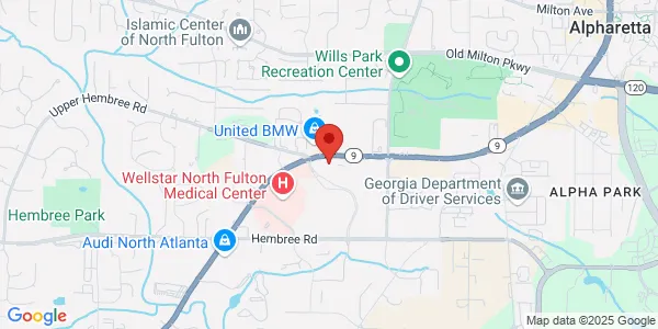 Map of 11835 Alpharetta Hwy Roswell, GA 30076
