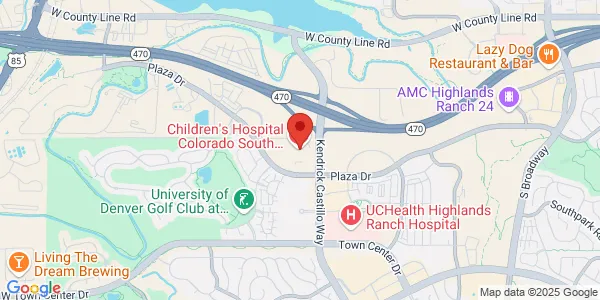 Map of 1811 Plaza Dr Highlands Ranch, CO 80129