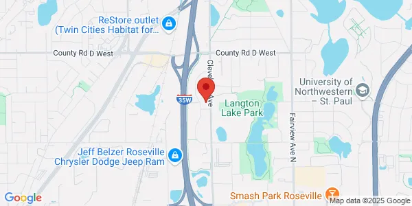 Map of 2990 Centre Point Dr Roseville, MN 55113
