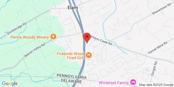 Map of 161 Wilmington-West Chester Pike Chadds Ford, PA 19317