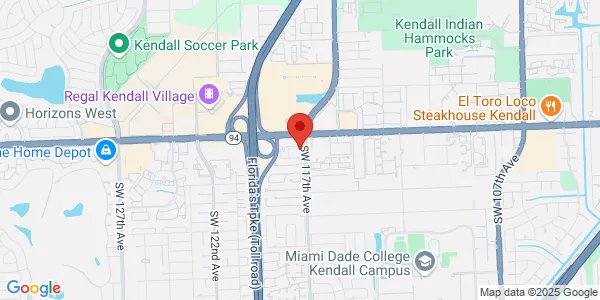 Map of 8900 SW 117th Ave Ste C-204 Kendall, FL 33186