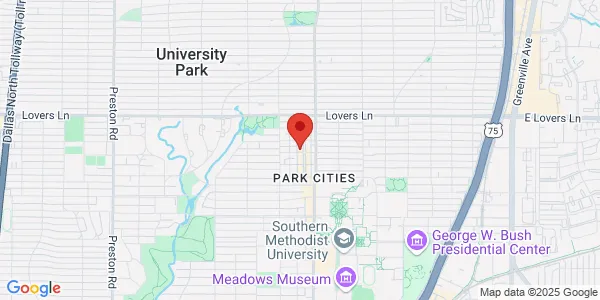 Map of 3414 Milton Ave Dallas, TX 75205
