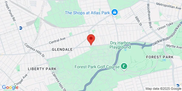Map of 73-09 Myrtle Ave Fl 1 Ste 1 Glendale, NY 11385